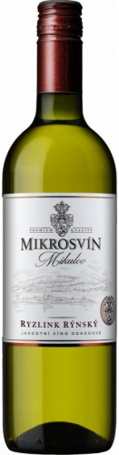 Ryzlink rýnský, Mikrosvín Mikulov (2025)